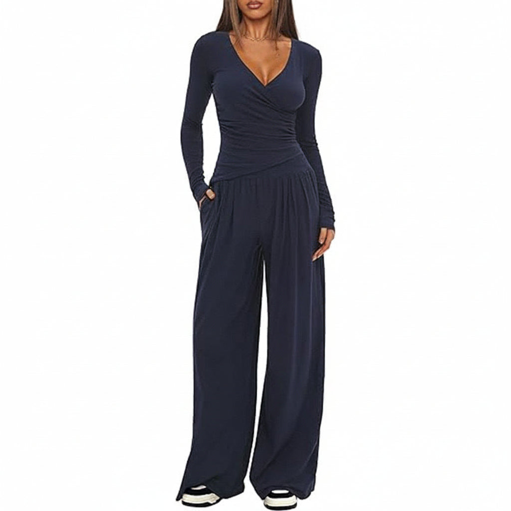 Women's Long Sleeve Sports Set - 2 Piece Outfit