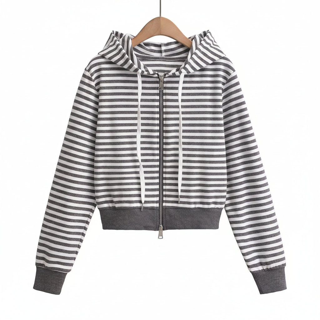 Women's Full Zip Hoodie and Straight Leg Pants Set