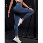 Women's High-Waisted Sports Leggings – Wide Waistband