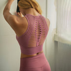 Women's Seamless Sports Bra - High Support Racerback