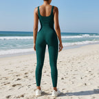 Women's Seamless Yoga Jumpsuit – Fitted Sports Jumpsuit