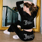 Women's Hooded Sweatshirt Set - Two-Piece Outfit