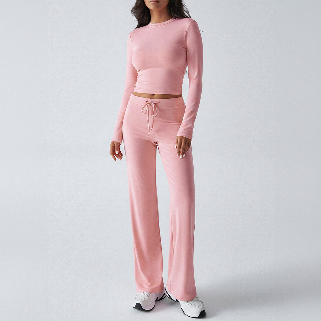 Women's Sports Set - Yoga Top and Pants