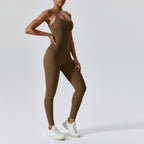 Women's Seamless Yoga Jumpsuit – Fitted Sports Jumpsuit