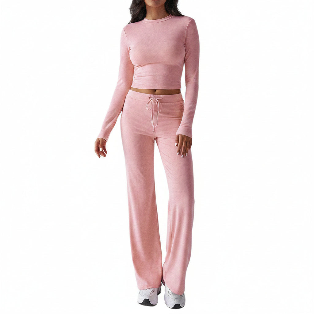 Women's Sports Set - Yoga Top and Pants