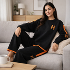 Women's Casual Sport Set – Crew Neck Top and Sweatpants