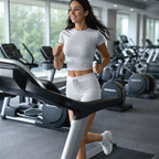 Women's 2-Piece Outfit – Bandage Short Sleeve Top and Three-Quarter Shorts
