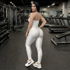 Women's Skinny Backless Jumpsuit - Sexy Strapless Bodysuit