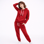 Women's Hoodie and Sweatpants Tracksuit Set – 15 Colors Plus Size