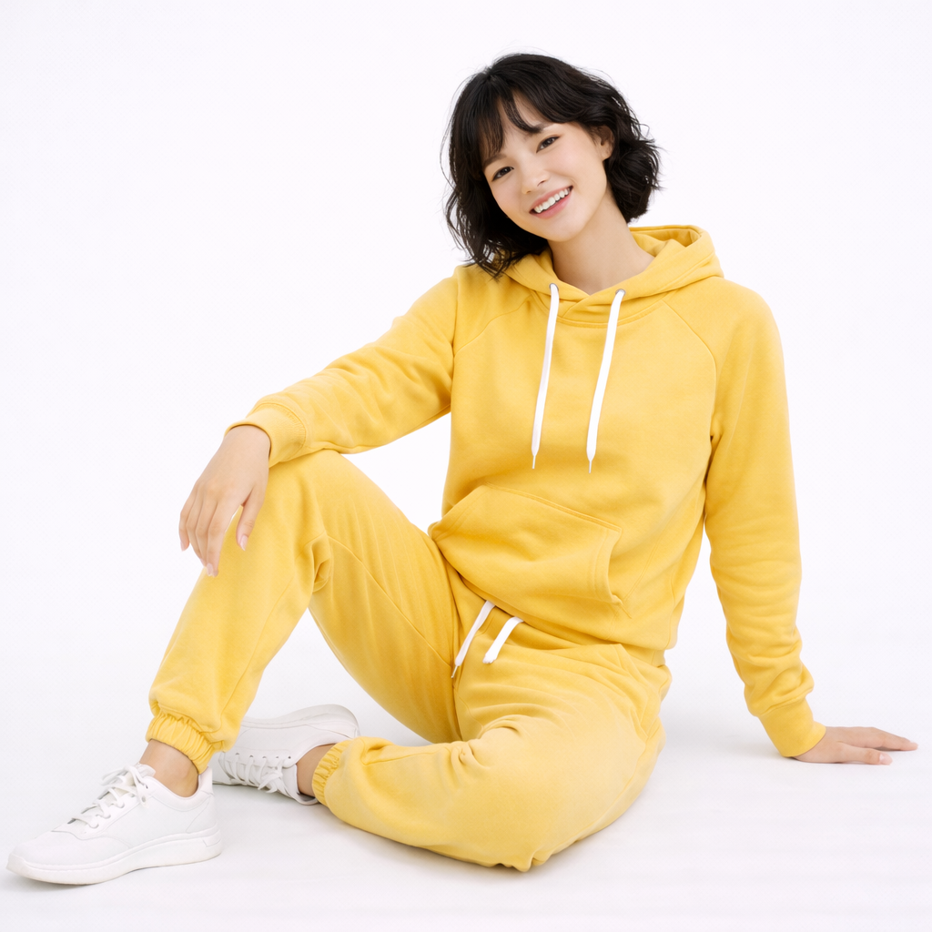 Women's Hoodie and Sweatpants Tracksuit Set – 15 Colors Plus Size