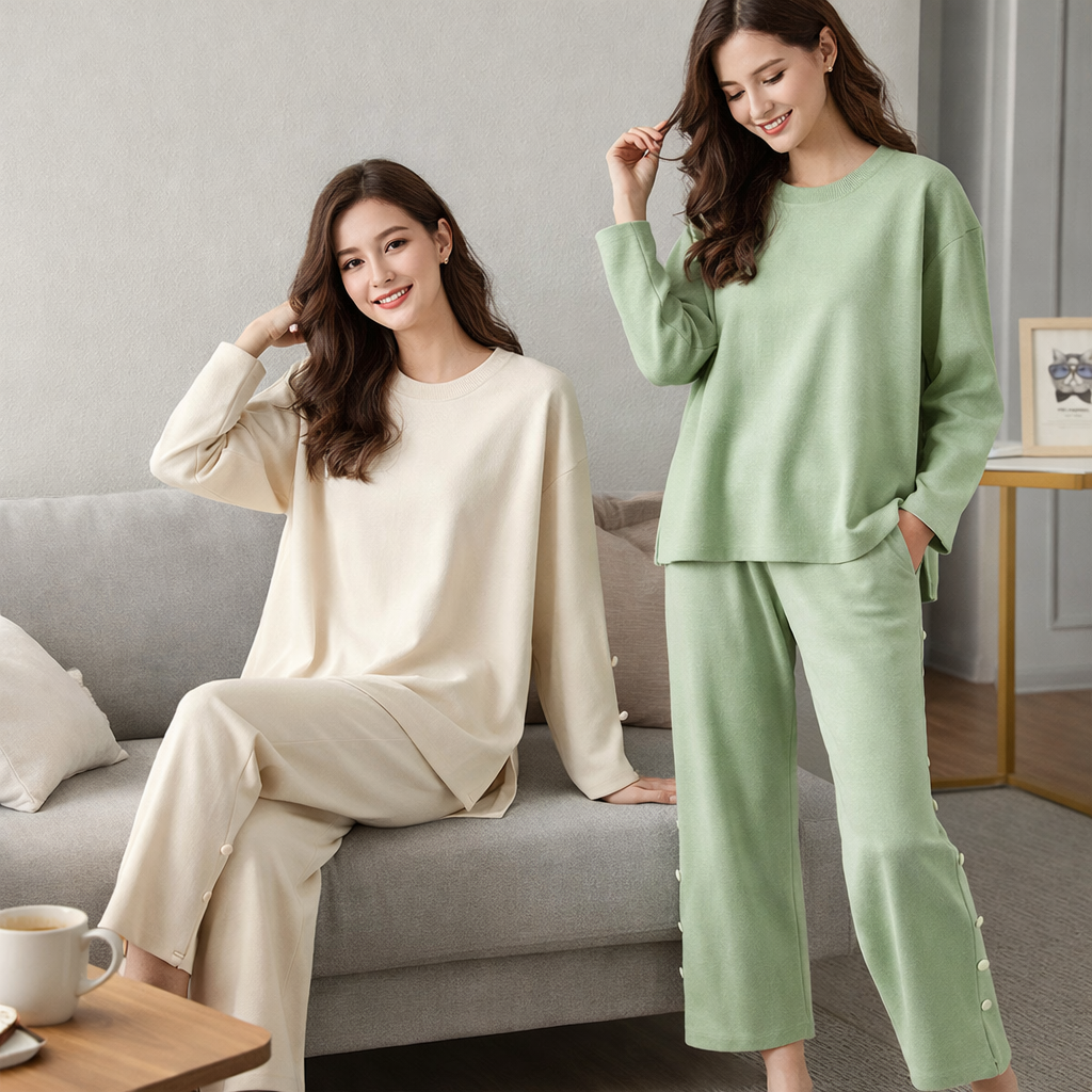 Completo Casual Donna 2 Pezzi - Maglia e Pantaloni