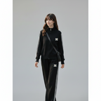 Women's Viscose Tracksuit – Zip-Up Sweatshirt and Trousers