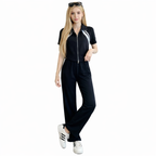 Women's 2-Piece Set – Short-Sleeve Top and Wide-Leg Pants