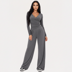 Women's Long Sleeve Sports Set - 2 Piece Outfit