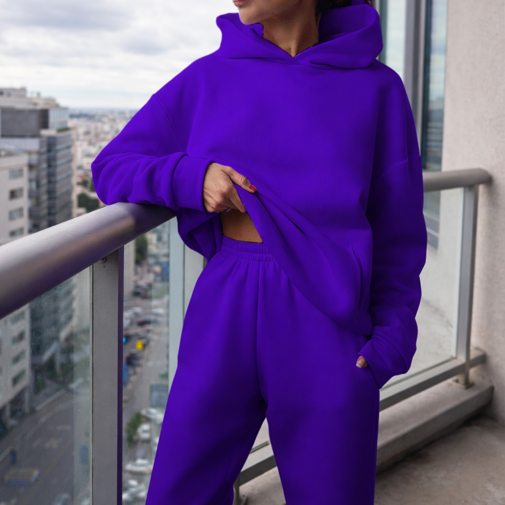 Women's Sports Outfit - Hoodie and Pants