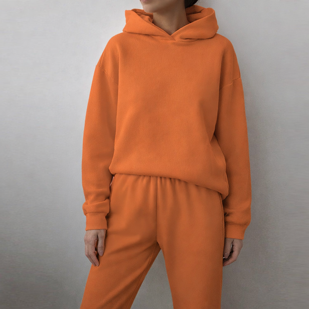 Women's Sports Outfit - Hoodie and Pants