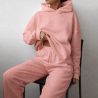 Women's Sports Outfit - Hoodie and Pants