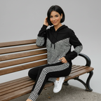 Women's Tracksuit – Spliced Hoodie and Pants