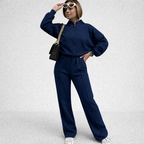Women's Two-Piece Set | Cardigan Jacket + Streetwear Pants