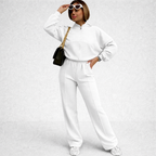 Women's Two-Piece Set | Cardigan Jacket + Streetwear Pants