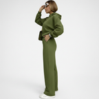 Women's Two-Piece Set | Cardigan Jacket + Streetwear Pants