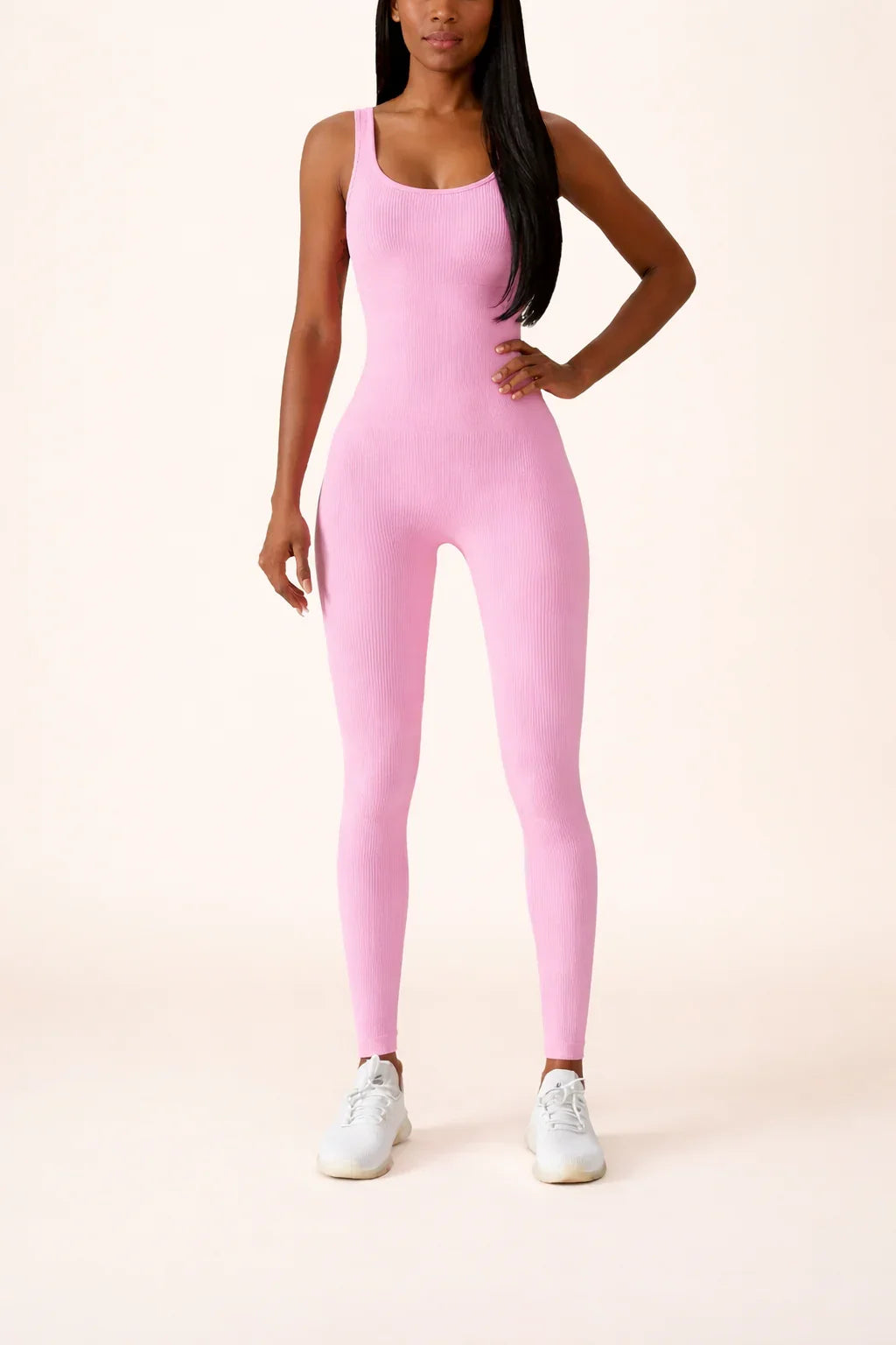 Women's Seamless Yoga Jumpsuit – Fitted Sports Jumpsuit