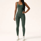 Women's Seamless Yoga Jumpsuit – Fitted Sports Jumpsuit