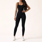 Women's Seamless Yoga Jumpsuit – Fitted Sports Jumpsuit