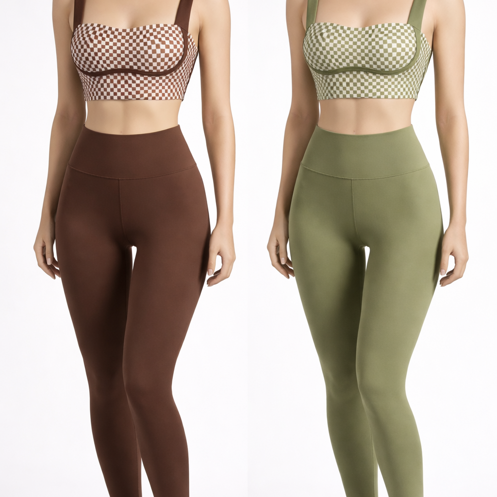 Women's High Support Sports Bra – Square Neck