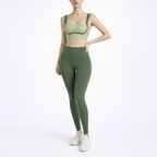Women's High Support Sports Bra – Square Neck
