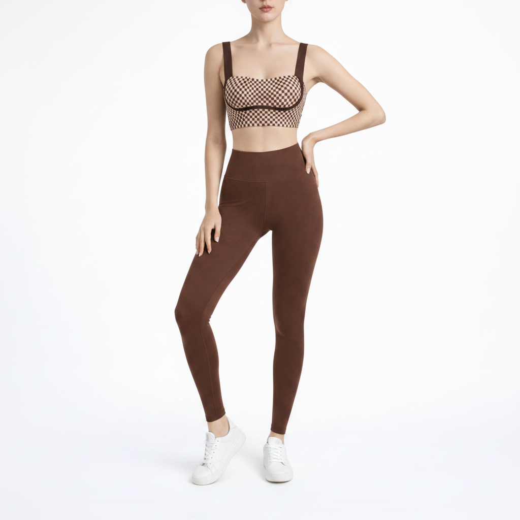 Women's High Support Sports Bra – Square Neck