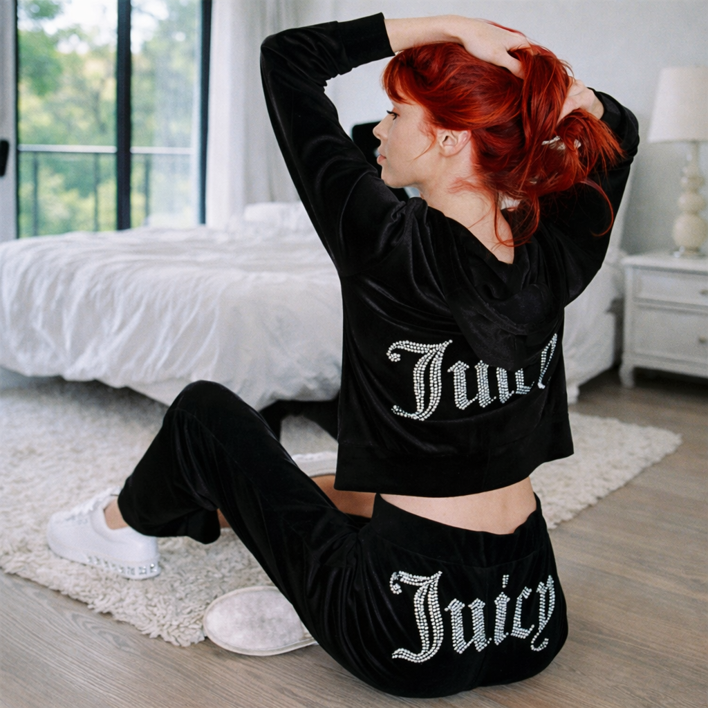 Women's Hooded Sweatshirt Set - Two-Piece Outfit