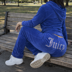 Women's Hooded Sweatshirt Set - Two-Piece Outfit