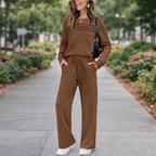 Set Casual Donna Maniche Lunghe - Completo Due Pezzi Loose