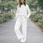 Set Casual Donna Maniche Lunghe - Completo Due Pezzi Loose