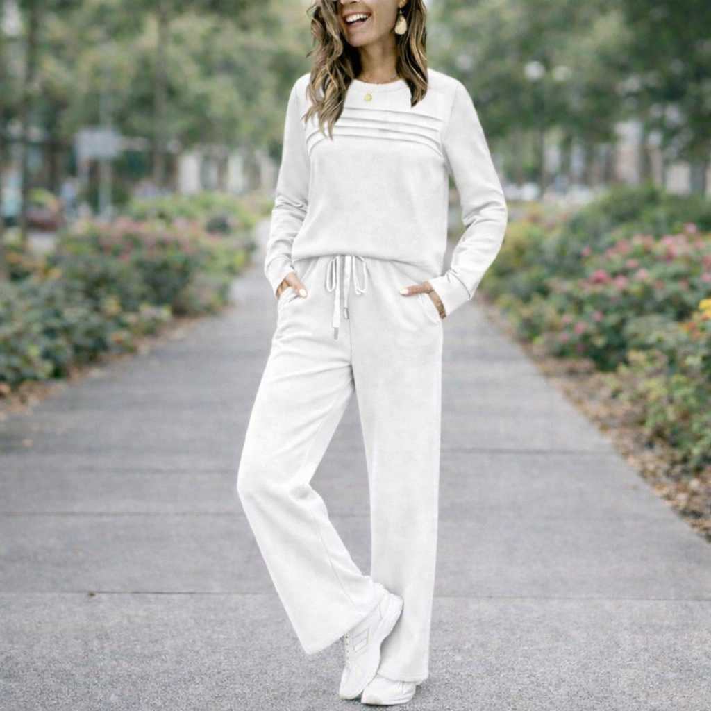 Set Casual Donna Maniche Lunghe - Completo Due Pezzi Loose