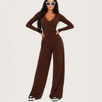 Women's Long Sleeve Sports Set - 2 Piece Outfit