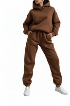 Women's Sports Outfit - Hoodie and Pants