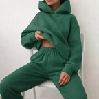 Women's Sports Outfit - Hoodie and Pants