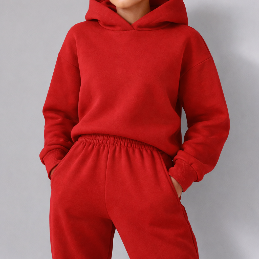 Women's Sports Outfit - Hoodie and Pants