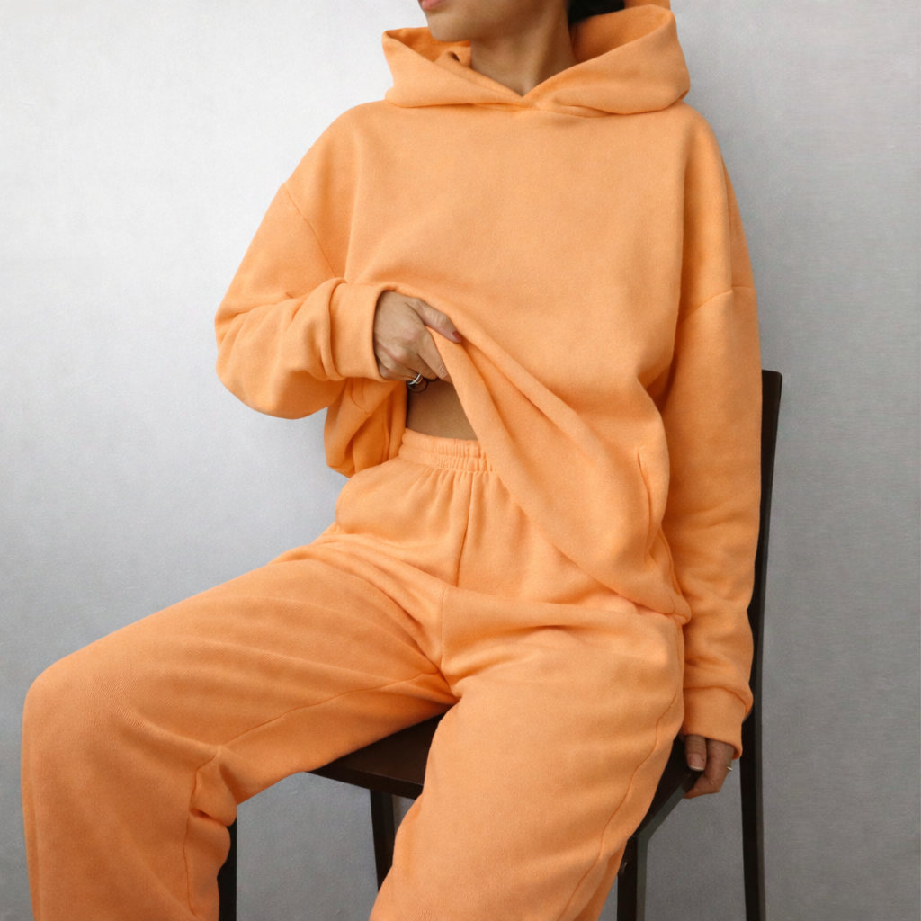 Women's Sports Outfit - Hoodie and Pants