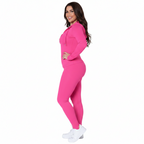 Women's Plus Size Tracksuit - Zip Hoodie and Leggings