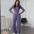 Women's 2-Piece Set – Top and Wide-Leg Pants