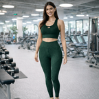 Women's 2-Piece Sports Set - Bra and Yoga Leggings