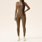 Women's Seamless Yoga Jumpsuit – Fitted Sports Jumpsuit
