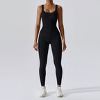 Women's Seamless Yoga Jumpsuit – Fitted Sports Jumpsuit