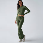 Women's Sports Set - Yoga Top and Pants