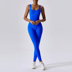 Women's Seamless Yoga Jumpsuit – Fitted Sports Jumpsuit