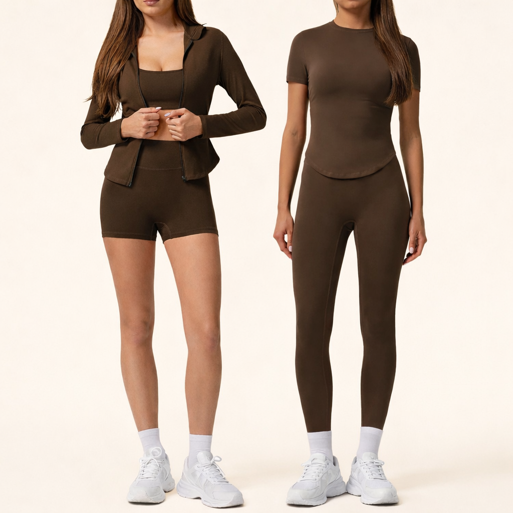 Women's 2-Piece Athletic Set - Yoga Fitness Running
