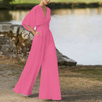 Jumpsuit donna rosso brillante variante